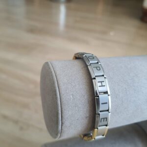 Bracelet italien mate-doré