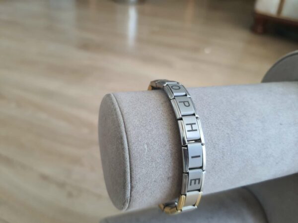 Bracelet italien mate-doré