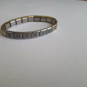 Bracelet italien mate-doré