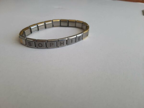 Bracelet italien mate-doré